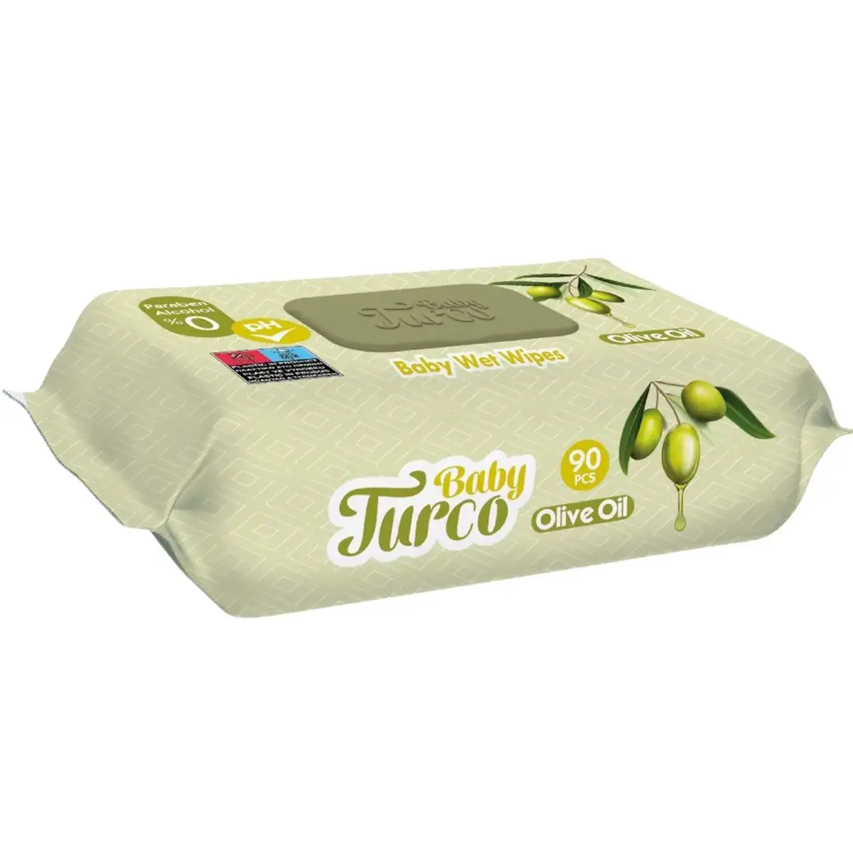 Baby Turco Zeytinyağı Islak Mendil 90lı