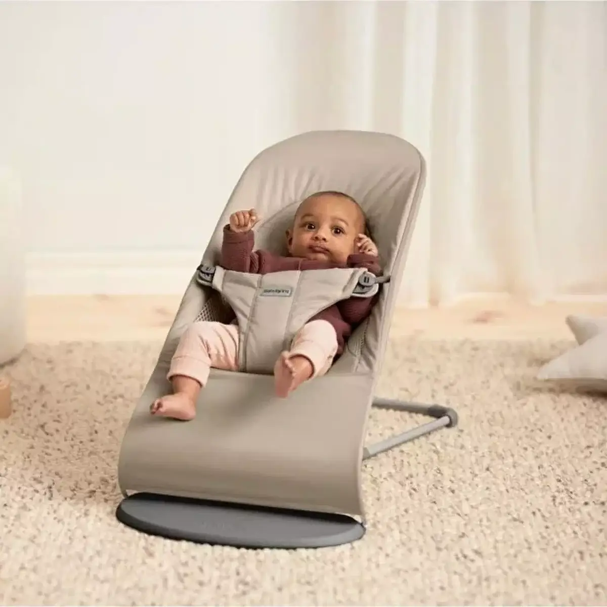 Babybjörn Balance Soft Ana Kucağı Woven Jersey Tri-Fabric Sand Grey