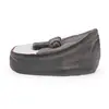 Gezenbebe Comfy Dolgulu Bebek Pufu Charcoal