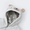 Bibaby Organik Hırka Hug Me Bear Kar Melanj