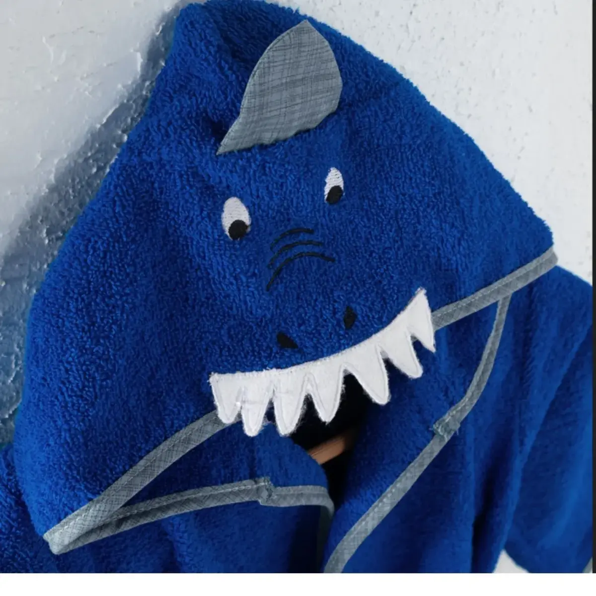 Angeltouch Bebek Bornozu Figürlü Mavi