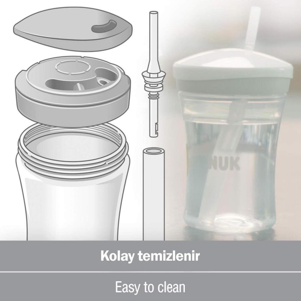 Nuk Action Evo Cup Pembe 230 ml