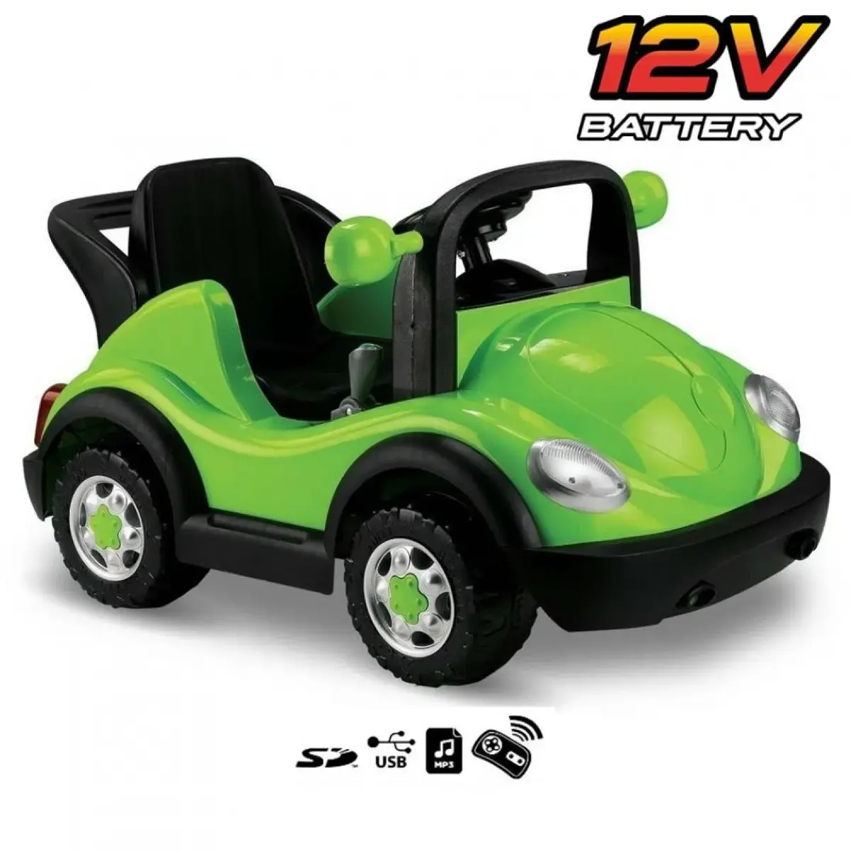 Babyhope Akülü Araba Kumandalı Yeşil Babyhope Akülü Araba Kumandalı Yeşil