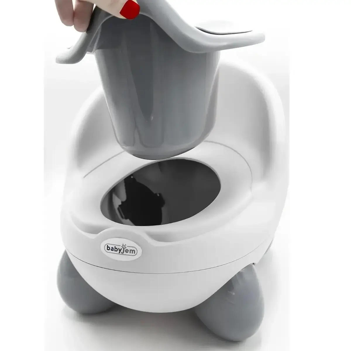 Babyjem Tonton Lazımlık Beyaz - Gri