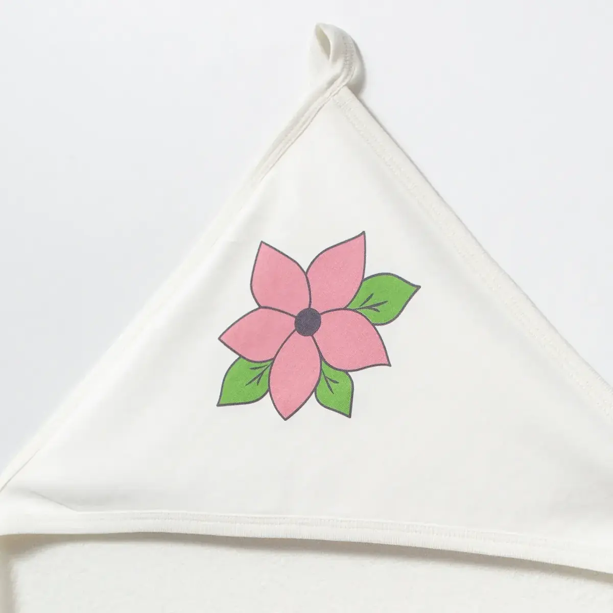 Moi Noi Havlu Baskılı Flowers Ekru