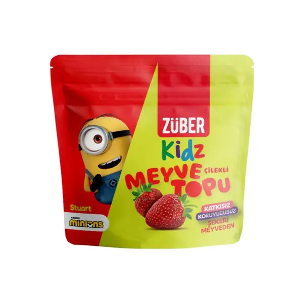 Züber Kidz Çilekli Meyve Topu 42g