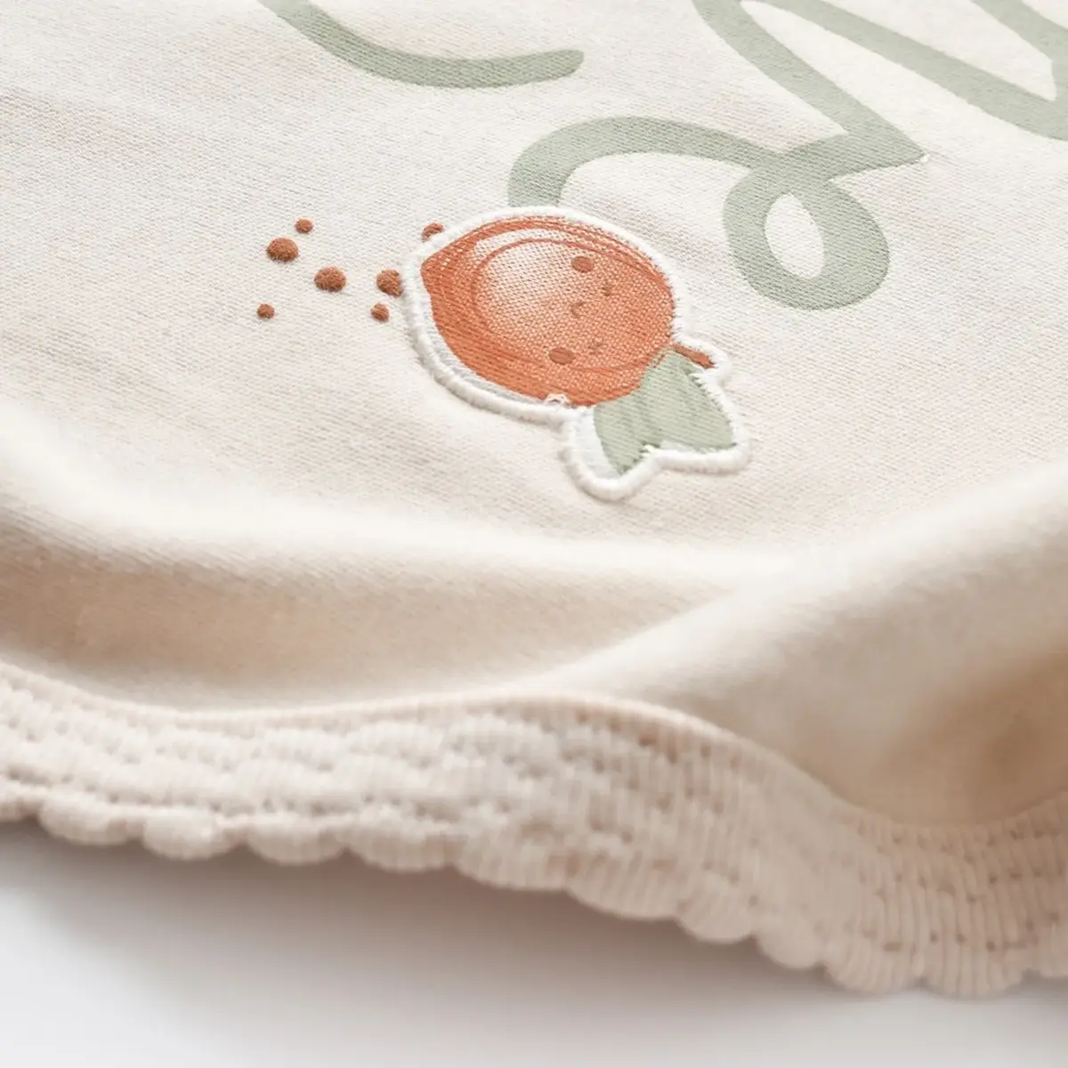 Bibaby Organik Battaniye Summer Fruit Light Cream