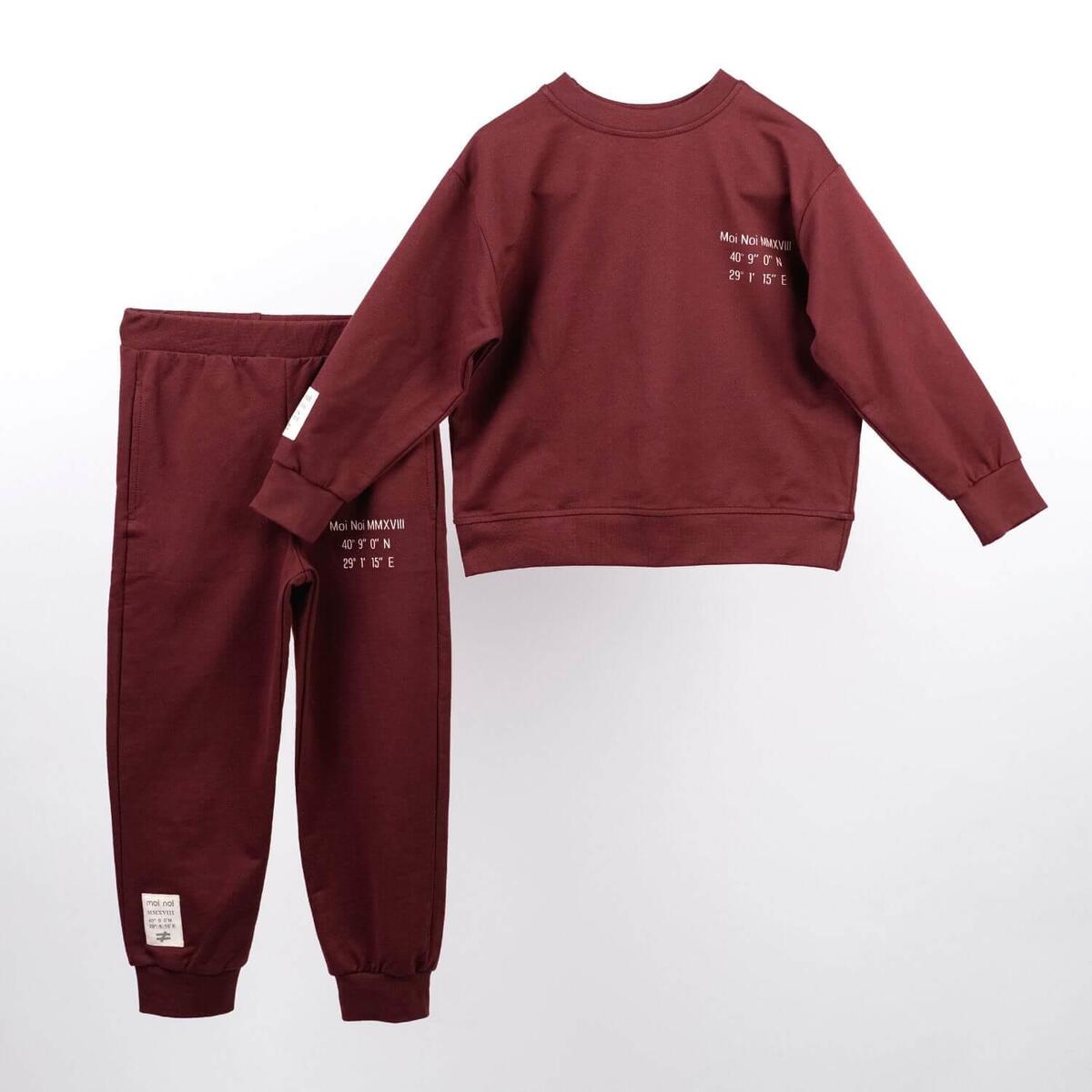 Moi Noi 2li Takım Basic Bordo