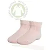 Bibaby Organik Çorap Soket Simple Pembe