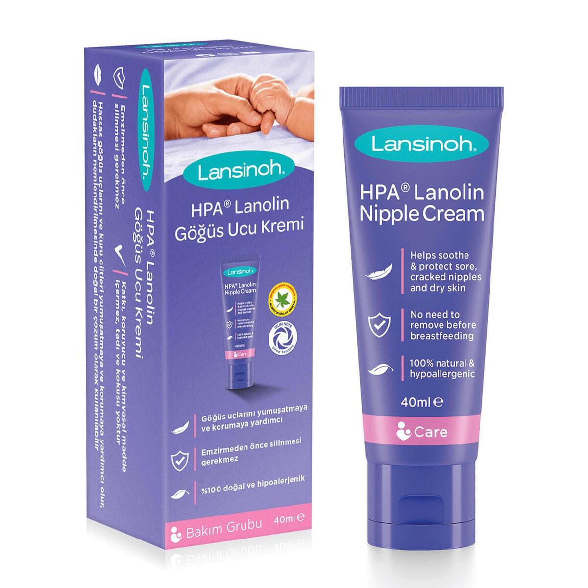 Lansinoh Lanolin Göğüs Ucu Kremi 40 ml x 3 Adet