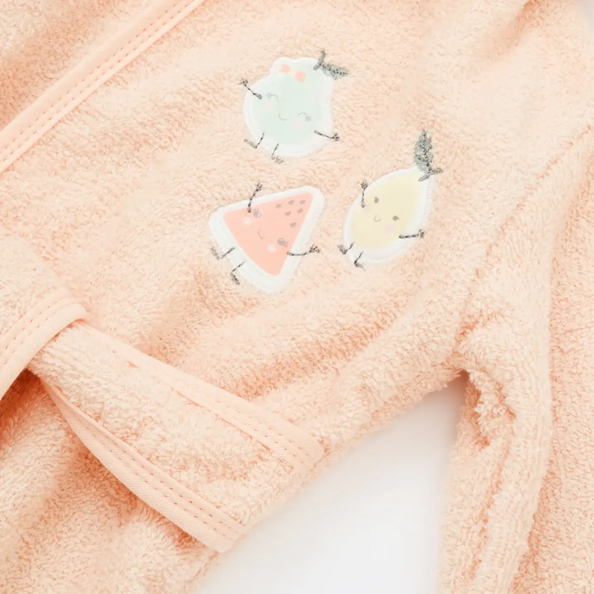 Bibaby Bornoz Takımı Happy Fruits Somon