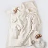 Bibaby Tulum Triko Welsoft Desenli Ekru