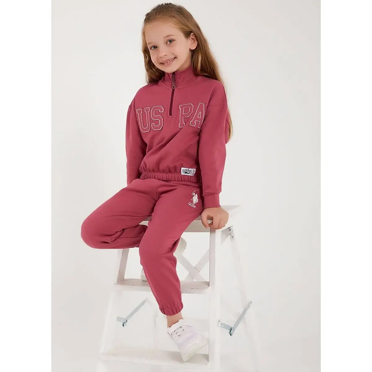 U.S. Polo Eşofman Takımı Gül Kurusu