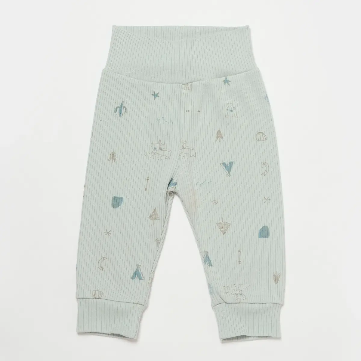 Bibaby Organik 2li Takım Modal Happy Forest Bej - Mint