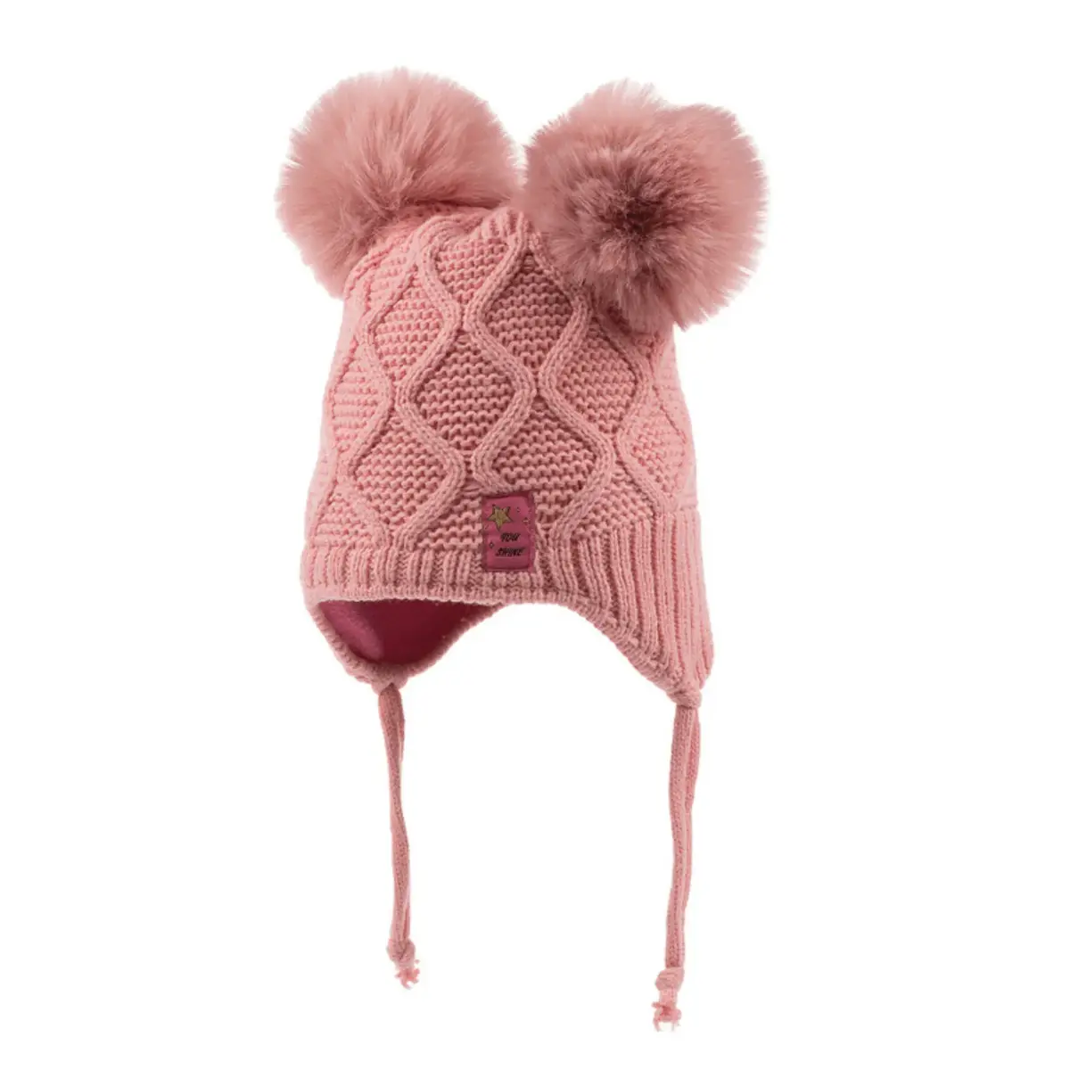 Kitti Atkı Bere Eldiven Takım Gül Pembe