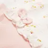 Bibaby Organik Tulum The Flowers Ekru - Pembe