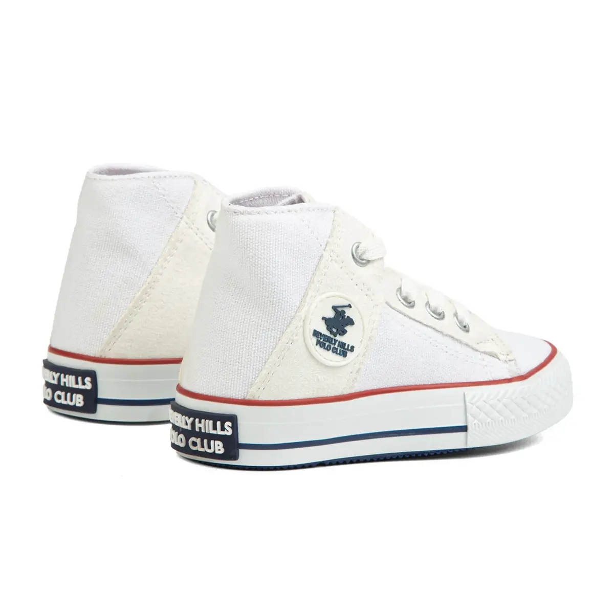 Beverly Hills Polo Club Ayakkabı Spor Patik Suni Deri Beyaz