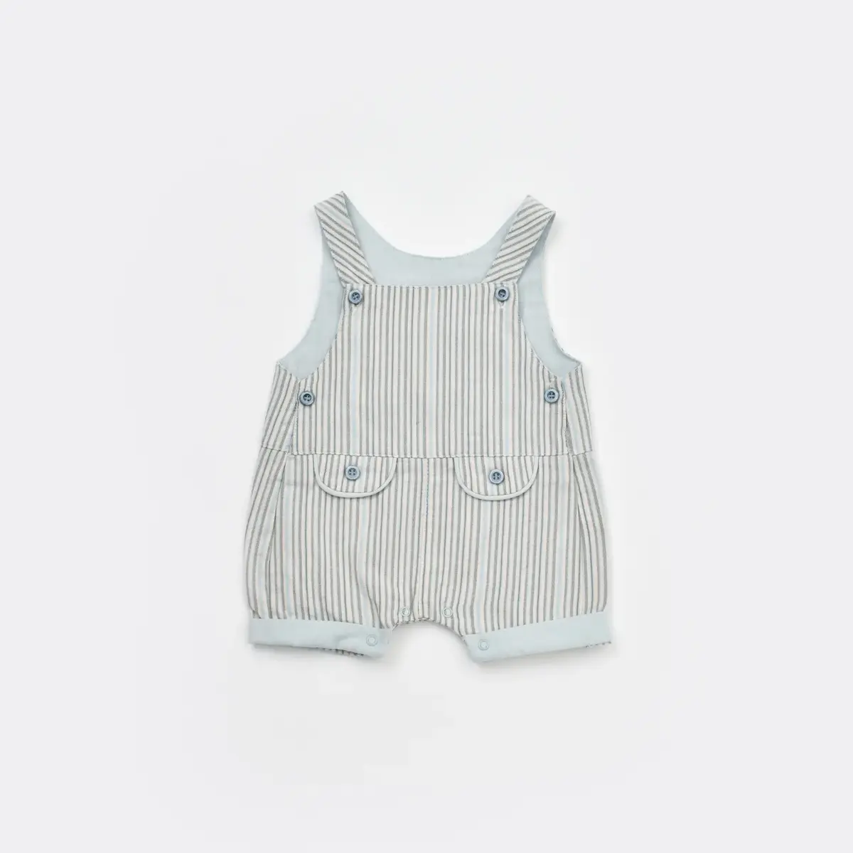 Bibaby 2li Takım Şapkalı Azur Mavi