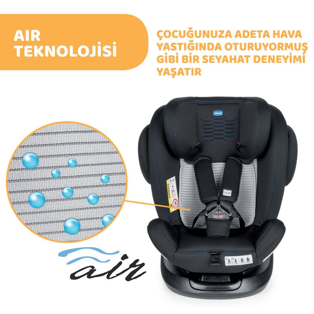 Chicco Unico Plus Baby Oto Koltuğu 0-36 Kg Black