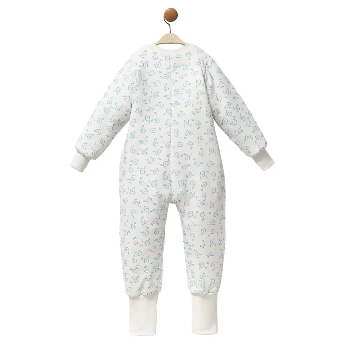 Moi Noi Uyku Tulumu Çoraplı 2,5 Tog Mavi Çiçek Desenli