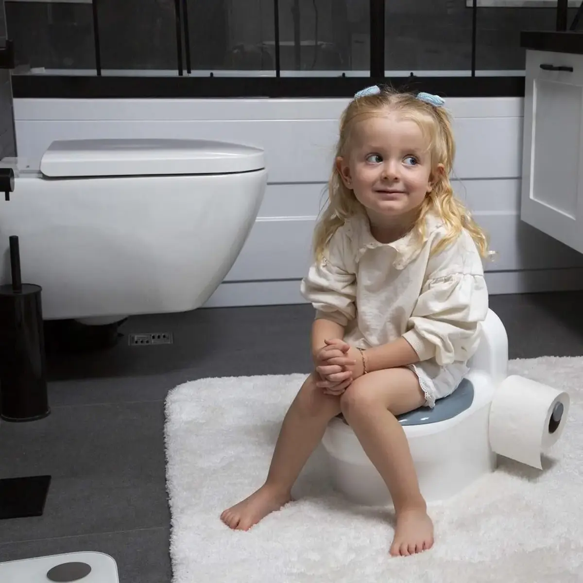 Babyjem Sifon Sesli Klozet Lazımlık Beyaz