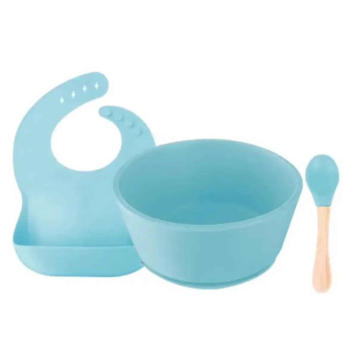 BM Care BLW Beslenme Seti Mavi