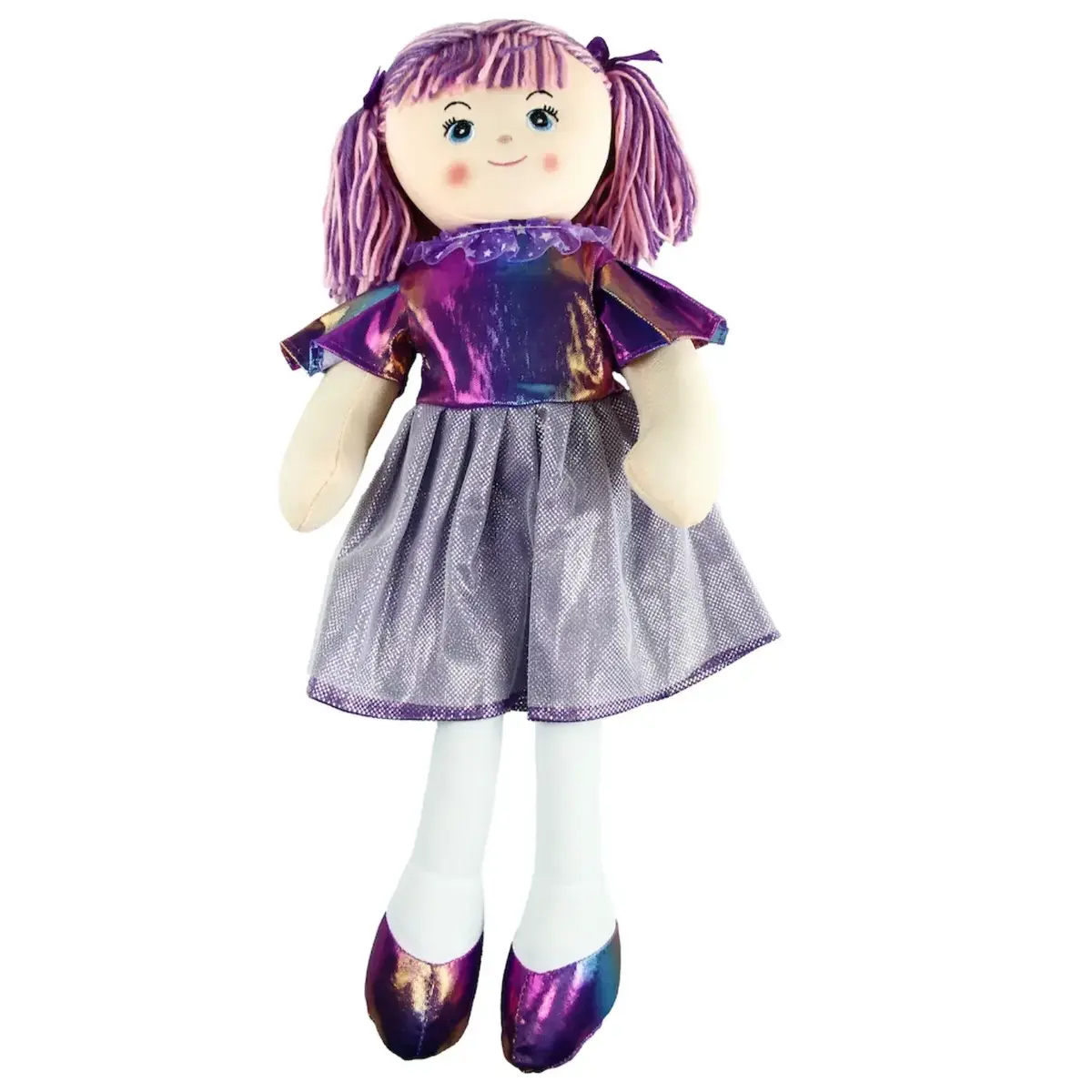 Vardem Parlak Elbiseli Bez Bebek 50 cm 