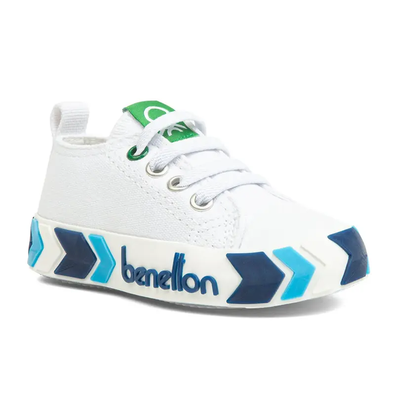 Benetton Ayakkabı Spor Beyaz - Lacivert