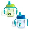 Chicco Yarı Yumuşak Uçlu Alıştırma Bardağı 6+ Ay Erkek