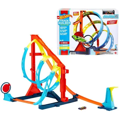 Hot Wheels Track Builder  Spiral Dönüşlü Pist Seti