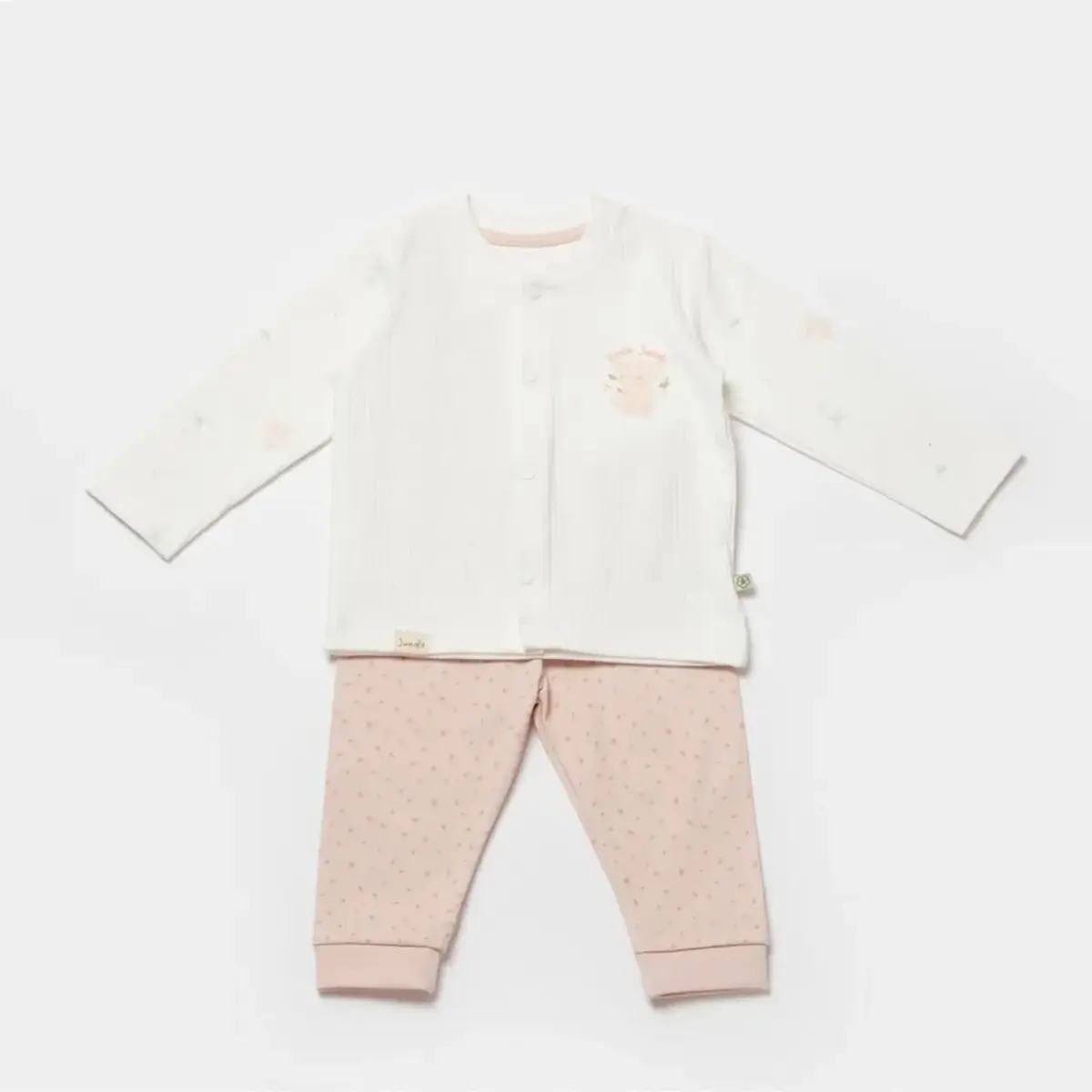 Bibaby Organik Pijama Takımı Koala Jungle Pembe