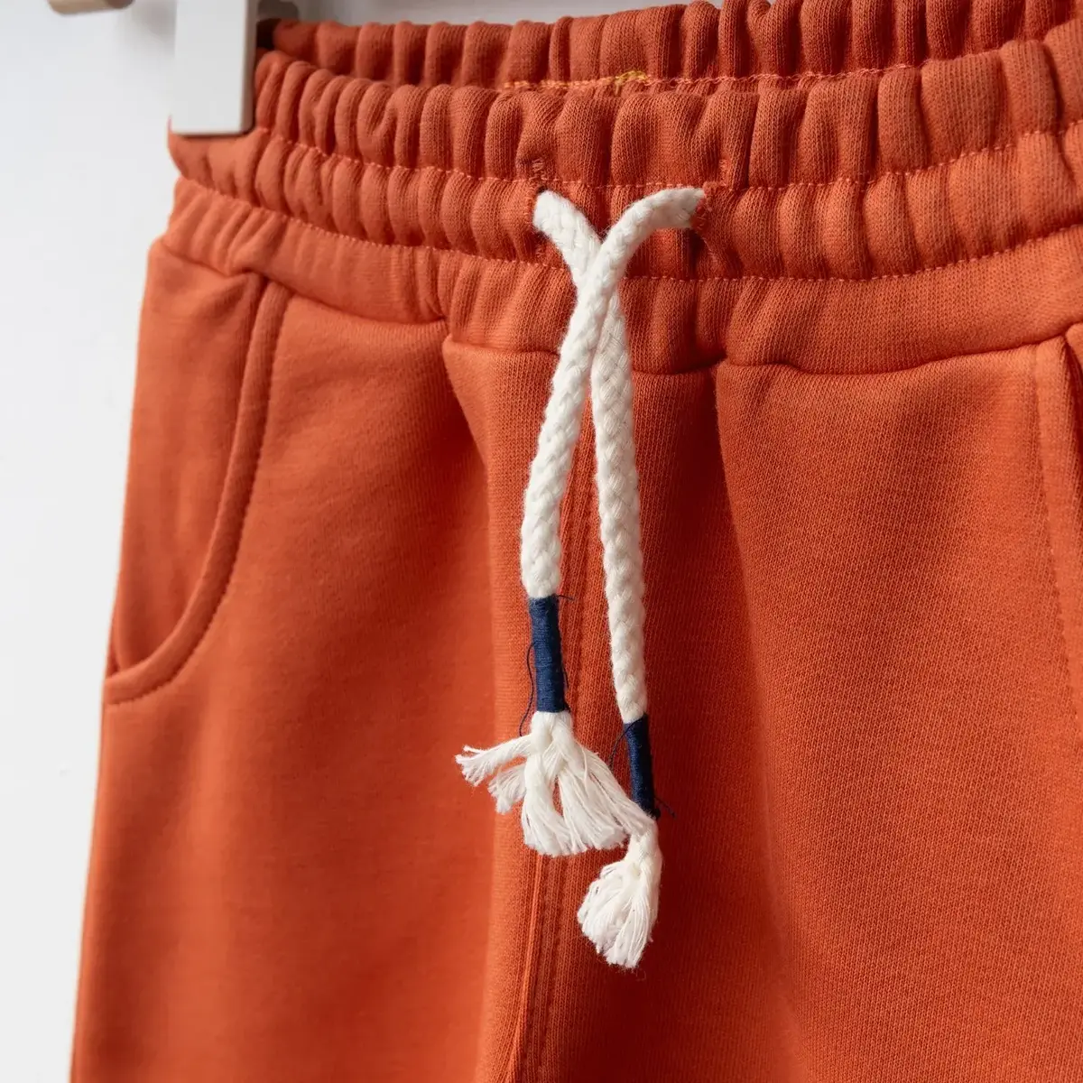 Bebolly Eşofman Altı Basic Üç İplik Şardonsuz Kiremit