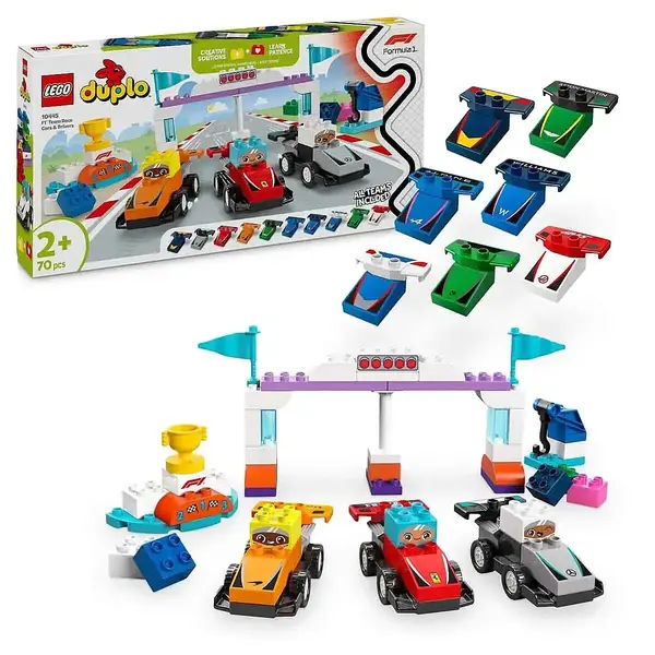 LEGO DUPLO F1® Takımı Yarış Arabaları ve Sürücüler 10445