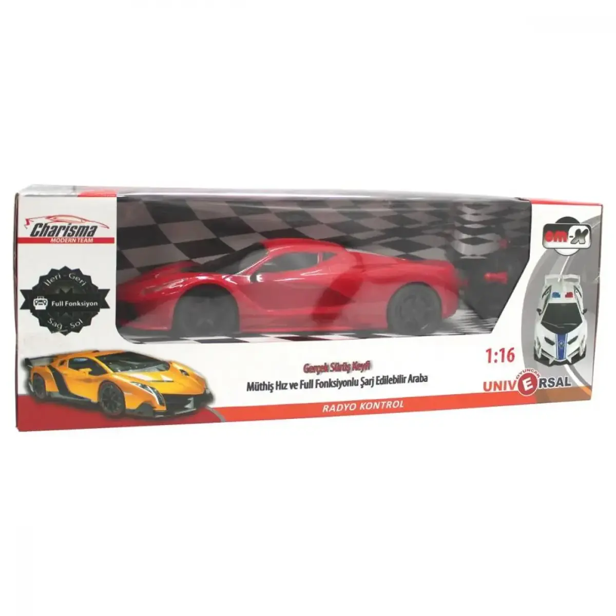 Uzaktan Kumandalı Full Fonksiyon Araba Polis