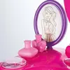 Barbie Ayaklı Makyaj Masa Sandalye Seti