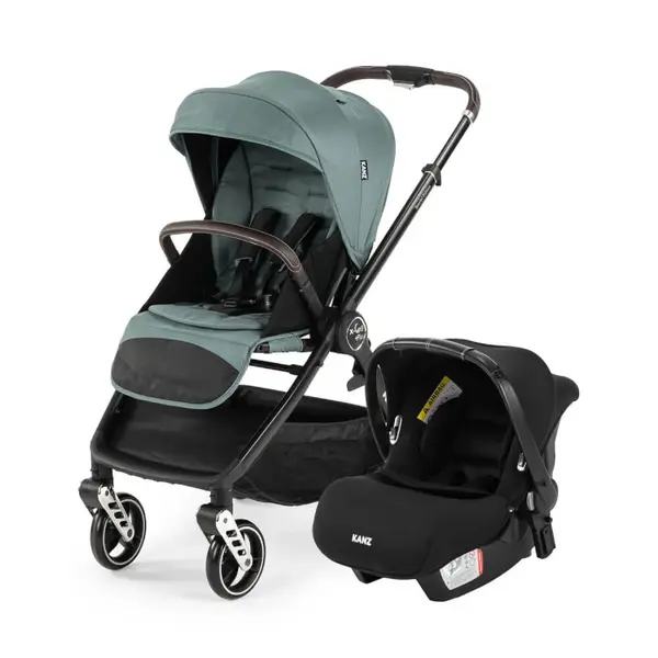 Kanz X-Go Plus Silver Travel Sistem Bebek Arabası Yeşil