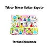 Lino Tekrar Tekrar Kullanılabilen Stıcker Prıncess Garden