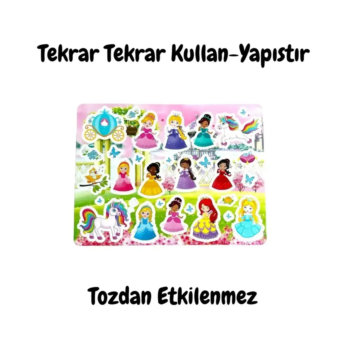 Lino Tekrar Tekrar Kullanılabilen Stıcker Prıncess Garden