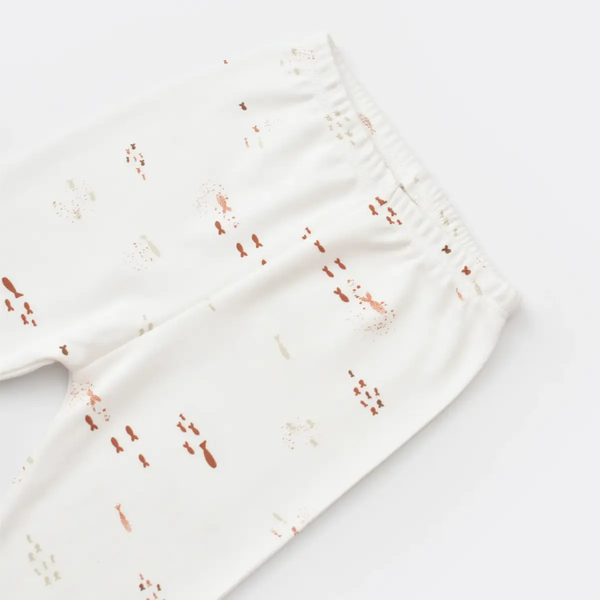 Bibaby Organik Pantolon Patikli Magic Starfish Latte