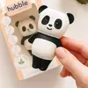 Hubble Doğal Bebek Diş Kaşıyıcı Ve Oyuncağı Panda