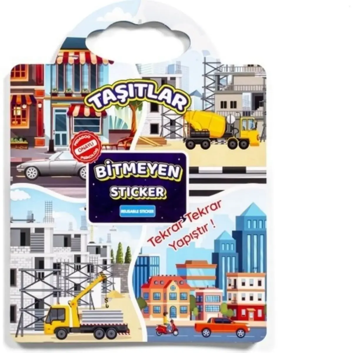 Bitmeyen Sticker Kitabım Taşıtlar