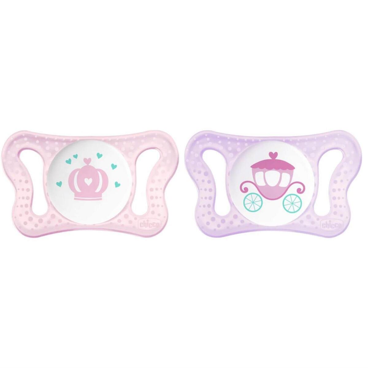 Chicco Physio Micro Silikon Emzik 2li 0-2 Ay Kız
