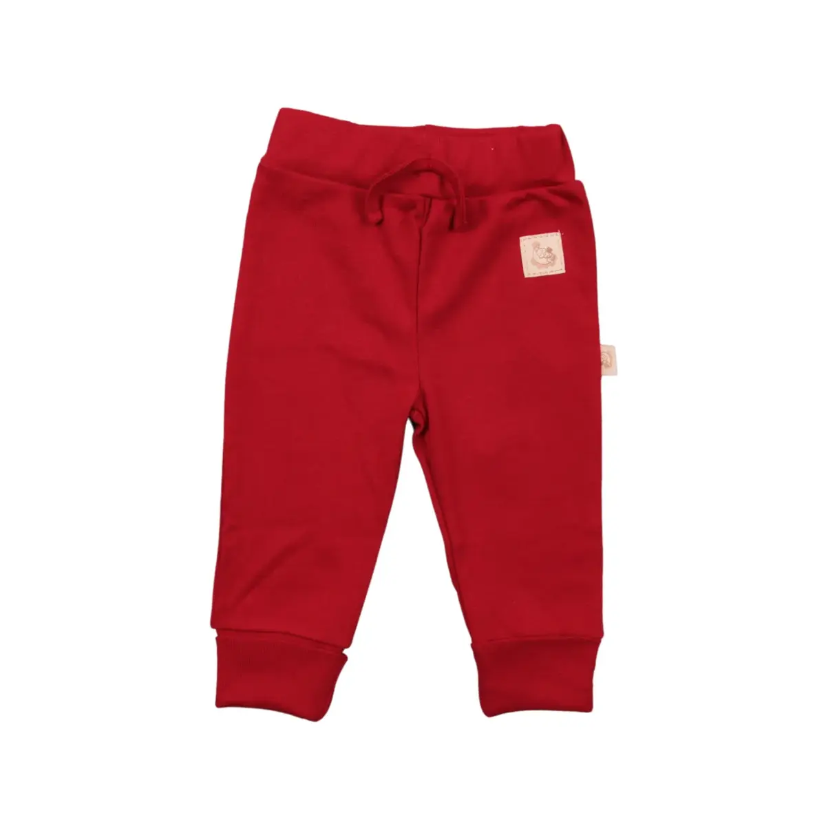 Mini Damla Pantolon Patiksiz Armalı Kırmızı Mini Damla Pantolon Patiksiz Armalı Kırmızı