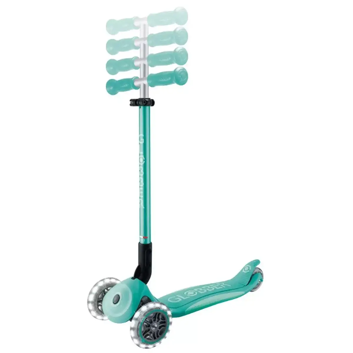 Globber Elite Deluxe Işıklı Scooter Koyu Mint