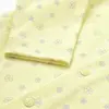 Bibaby Organik Pijama Takımı Love You Baby Yellow Lavander