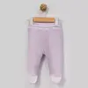 Angeltouch Pantolon Patikli Raporlu Lila