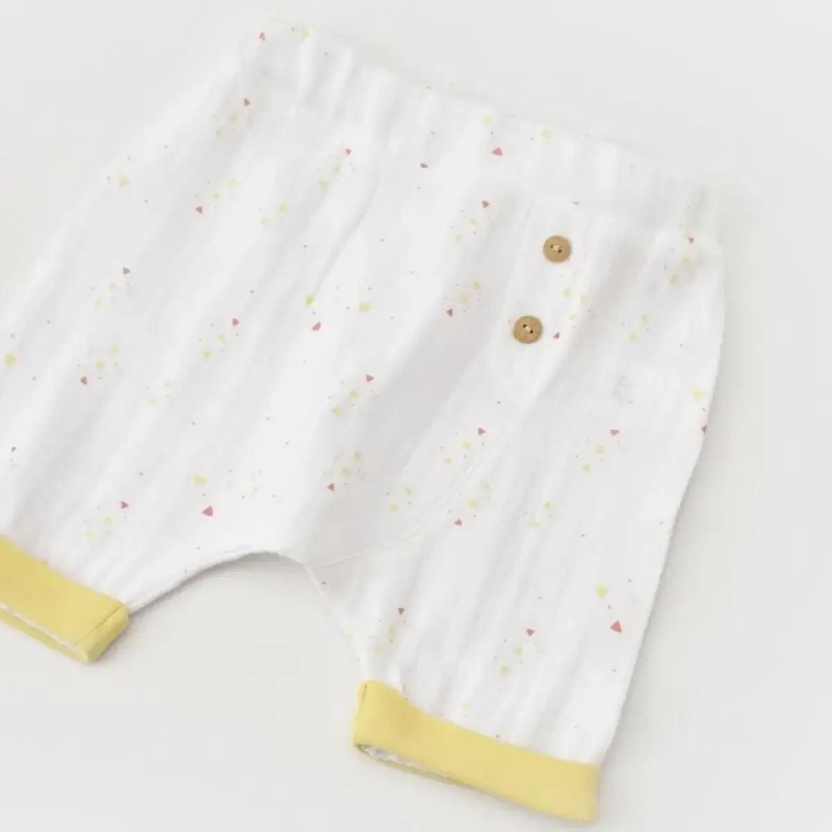 Bibaby Organik 2li Takım Şortlu Baby Racoon Lemon Grass Vanilla Ice