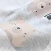 Bibaby Organik Zıbın Takımı Hug Me Bear Kar Melanj