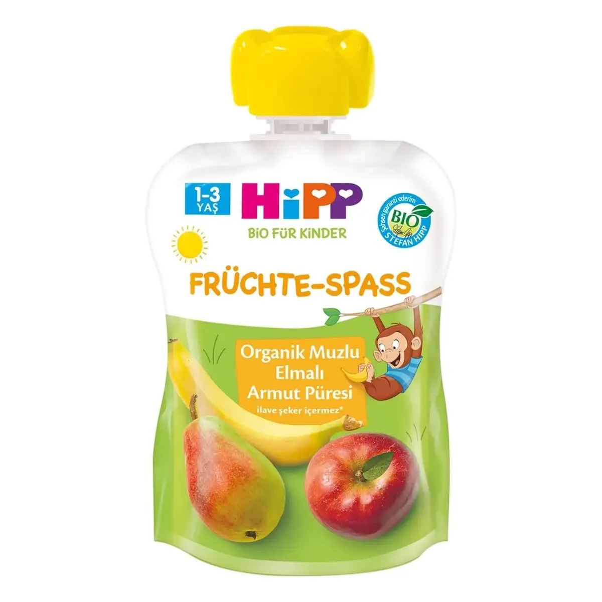 Hipp Organik Armutlu Muzlu Elmalı Meyve Keyfi 90 gr