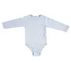 Bibaby Organik Body Uzun Kol Basic Mavi